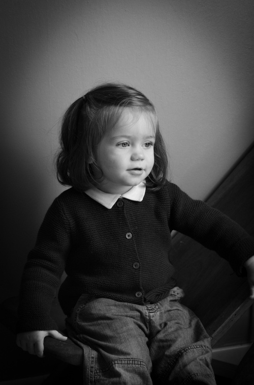 Little girl (4956 visites) B&W Portrait