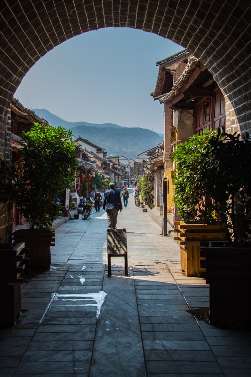 Weishan streets (24 visites) Yunnan, China