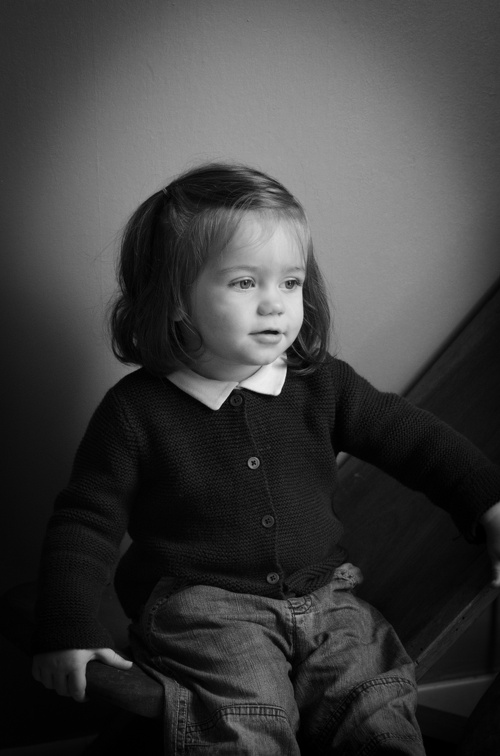 Little girl (5065 visites) B&W Portrait