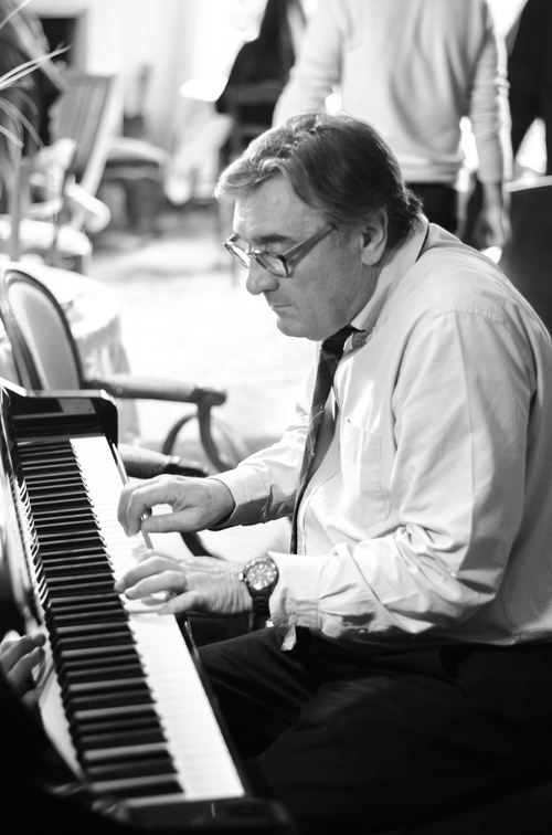 Pianist (4208 visites) B&W Portrait