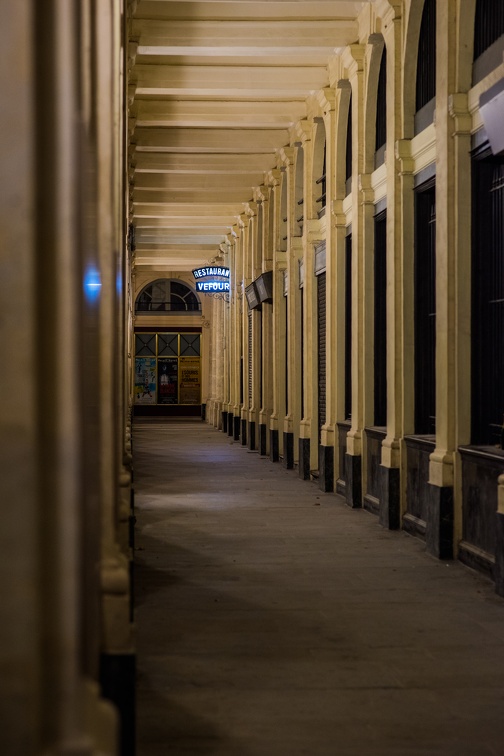 Palais Royal : north corridor (5879 visites) Paris by night
