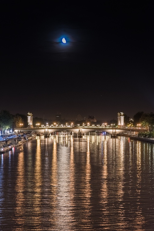 Alexandre III bridge enlightened (6038 visites) Paris by night
