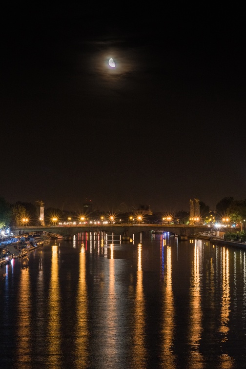 Alexandre III bridge (3670 visits) Paris by night